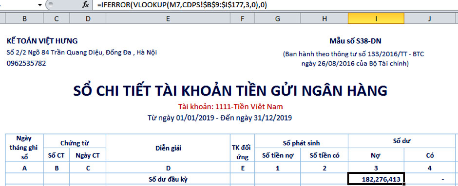 thủ thuật kế toán trên excel