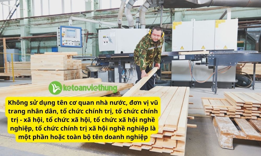 Lưu ý khi làm thủ tục thành lập công ty sản xuất gỗ