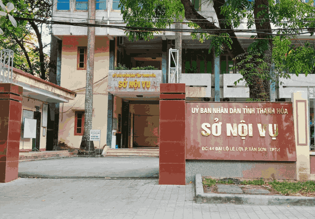 địa chỉ sở nội vụ